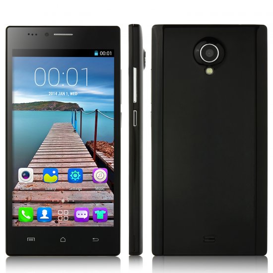 Mpie S310 Smartphone 5.0 Inch Android 4.4 MTK6572W 3G GPS Black