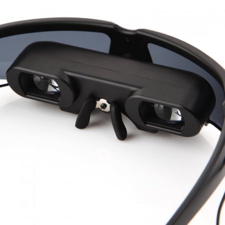 Portable Eyewear 52" Wide Screen Virtual Video Glasses with AV Input for iPad/iPhone