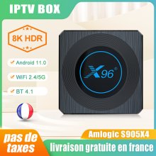 8K X96 X4 SUBTV Smart tv Box Android 11 4GB 64GB BT4.1 Amlogic S905W Media Player
