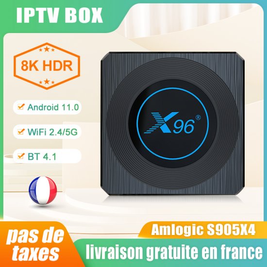 8K X96 X4 SUBTV Smart tv Box Android 11 4GB 64GB BT4.1 Amlogic S905W Media Player
