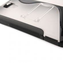 Silica Gel Protective Stand Case for Samsung GALAXY S4 Black