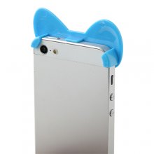 Lovely Butterfly Shaped Self-timer for iPhone4/4s - Blue