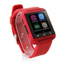 U Watch U8 Plus Smart Bluetooth Watch 1.44" Screen for iOS & Android Smartphones Red