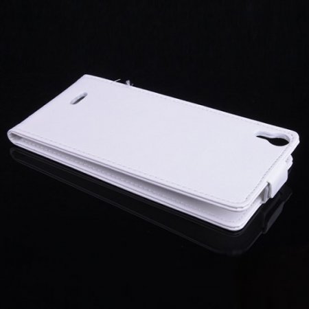 Leather Flip Cover Case Protect Case for UMI Zero Smartphone White