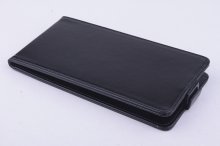 Leather Flip Cover Stand Case for DOOGEE DG580 Smartphone Black