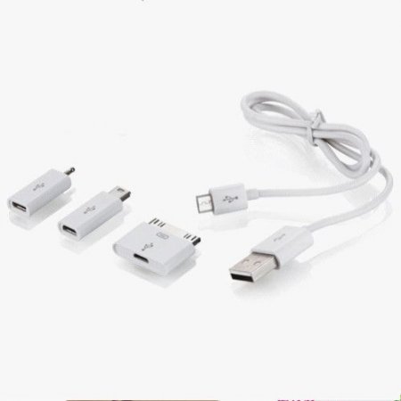 Lomui L441 4400mAh Circular Rotation Power Bank for Mobile Phone iPhone4 iPad 2 Color Random