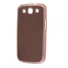 Stylish Durable Hard Plastic Protective Back Case Cover for Galaxy SIII lThin Electroplate