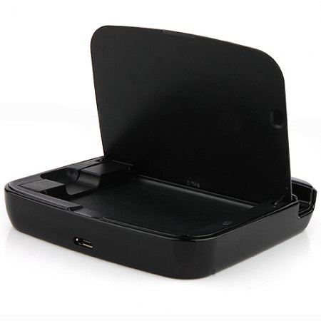Portable Multi Function Sync Charger Dock with USB Cable for Samsung Galaxy S4 Black