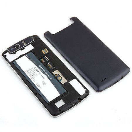 T908 Smartphone 206° Free Rotation Camera Android 4.2 MTK6572W 3G 4.5 Inch- Dark Blue