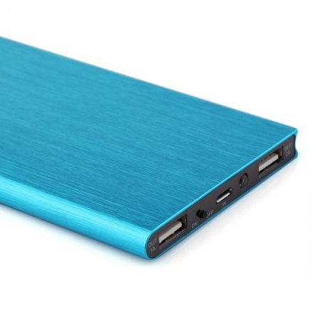 IHT P-18 18000mAh Dual USB Power Bank for iPhone iPad Smartphone - Blue