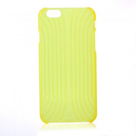 Shell Style Hard Back Case Cover for iPhone 6 Transparent Yellow