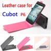 Protective Leather Flip Case Cover for Cubot P6 Smartphone 3-color