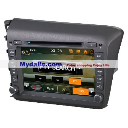 8 inch Car autoradio gps navigation system player Special Car dvd for Honda Civic 2012