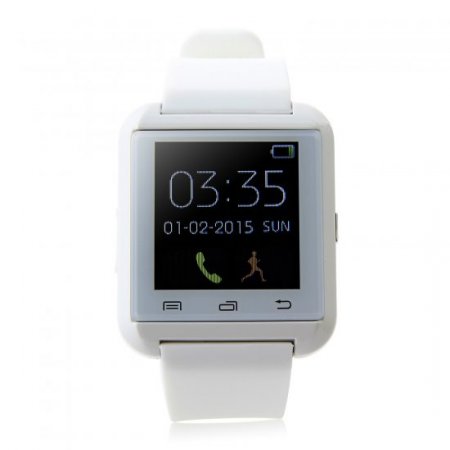 U Watch U8 Plus Smart Bluetooth Watch 1.44" Screen for iOS & Android Smartphones White