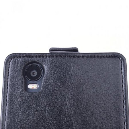 Leather Flip Cover Case Protect Case for Elephone G7 Smartphone Black