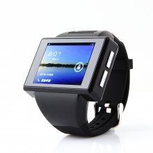 An1 Smart Watch Phone 2.0 Inch MTK6515 Android 4.1 Camera GPS WiFi - Black