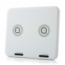 QI 6.6 Inch 2-in-1 Wireless Charger for QI Standard Smartphone White