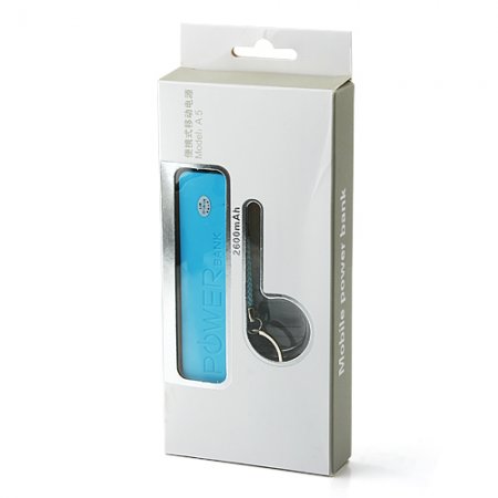 Portable 2600mAh Power Bank for Smartphone- Random in Color
