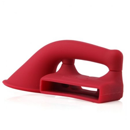 Cute Portable Silicone Horn Stand Amplifier Speaker For Apple iPhone 5