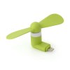 Portable Lightning 8pin Male USB Fans for iPhone 5/ 5S/ 6 Green