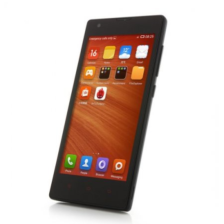 Kimi Red Smartphone Android 4.2 MTK6572W Dual Core 4.7 Inch IPS Screen GPS - Black