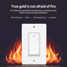 Tuya wifi smart switch SW1,Support Tmall Genie/Alexa/GoogleHome,smart Schedule,Remote and Voice Control (4 Pack)