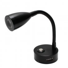 New 12V DC 3W Flexible Hose LED Light Modern LED RV Reading Light Hose Spotlight Yacht LED Light Caravan Energy Saving Light