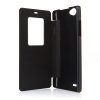 Original Protective S-View Flip Cover Case For THL 5000 Smartphone Black