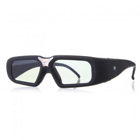 SG08-DLP 3D Active Shutter Glasses LCD Lens 96-144Hz for DLP-Link 3D Projector Black