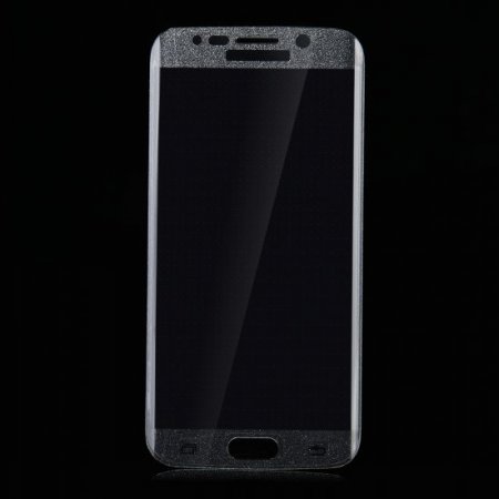 0.4mm Screen Print Tempered Glass Screen Protector for SAMSUNG S6 Edge Transparent