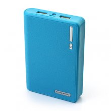 Fashion Wallet Pattern 12000mAh Mobile Power Bank for Smartphone Tablet PC