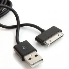 2-in-1 USA Standard Travel Charger Car Charge for iPad iPhone Smartphone -Black