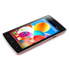 F1 Smartphone Android 4.4 MTK6572W Dual Core 5.0 Inch 3G Smart Wake Pink