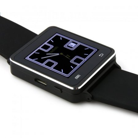 Iradish I7 Smart Bluetooth Watch Touch Screen for Android Devices 1.54 Inch - Black