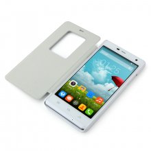 S-view Flip Cover + Silicone Case + 16GB TF Card Class 4 for ThL 5000 Smartphone White