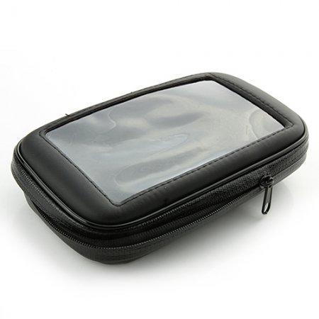 Bicycle Motorcycle Phone Holder Waterproof Bag for Samsung Galaxy S4 Black