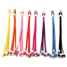 3-in-1 USB Date Cable for iPhone 4/4S/5S/5C/5 Color random