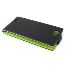 Colorful Leather Flip Case Cover for ThL Ultrathin 4400 Smartphone Color Random