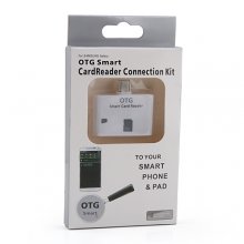 Micro USB Smart Card Reader for OTG Enabled Smartphone Tablet PC Support SD/TF