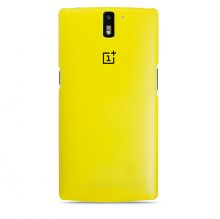 Original Protective Back PC Case for Oneplus One Cellphone Yellow