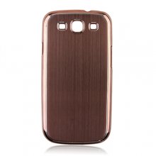 Stylish Durable Hard Plastic Protective Back Case Cover for Galaxy SIII lThin Electroplate