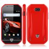 F599 Smartphone Android 2.3 MTK6515 3.4 Inch TFT Capacitive Screen - Red