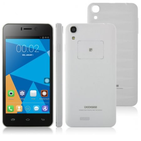 DOOGEE VALENCIA DG800 Smartphone Creative Back Touch MTK6582 4.5 Inch OTG white
