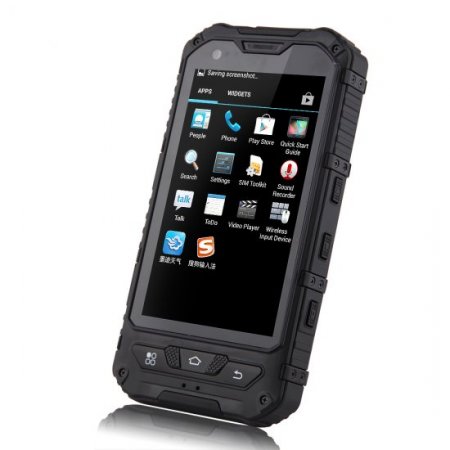 A8 Smartphone IP68 Android 4.2 MTK6572W SOS Power Bank 3000mAh Battery - Black