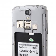 HD9000 Smartphone Android 4.2 MTK6589 1GB 8GB 6.0 Inch HD 3G OTG Air Gesture - Black