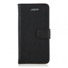 Magnetic Closure Protective Flip Cover Stand Litchi Stripe Leather Case for iPhone5c