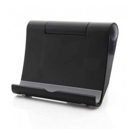 XWJ-5178 Universal Stents for Mobile Phone Tablet PC Rotate 270 degrees Black