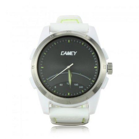 EAMEY Unik 2 Smart Sports Watch 5ATM Dual Movement Dual Battery for Android iOS White