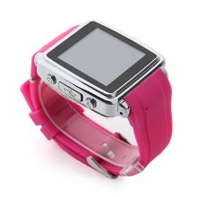 Brand New Smart Bluetooth Watch 1.6 Inch with Call SMS Sync Function for Android iOS Phone- Rose