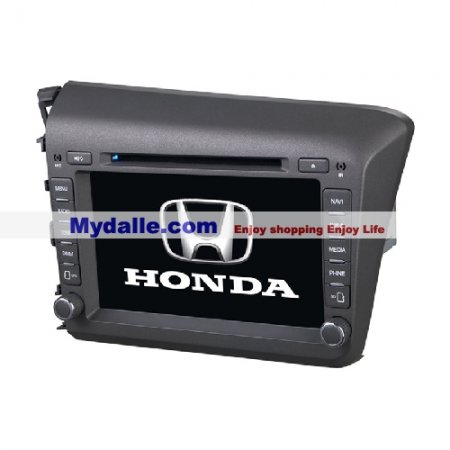 8 inch Car autoradio gps navigation system player Special Car dvd for Honda Civic 2012